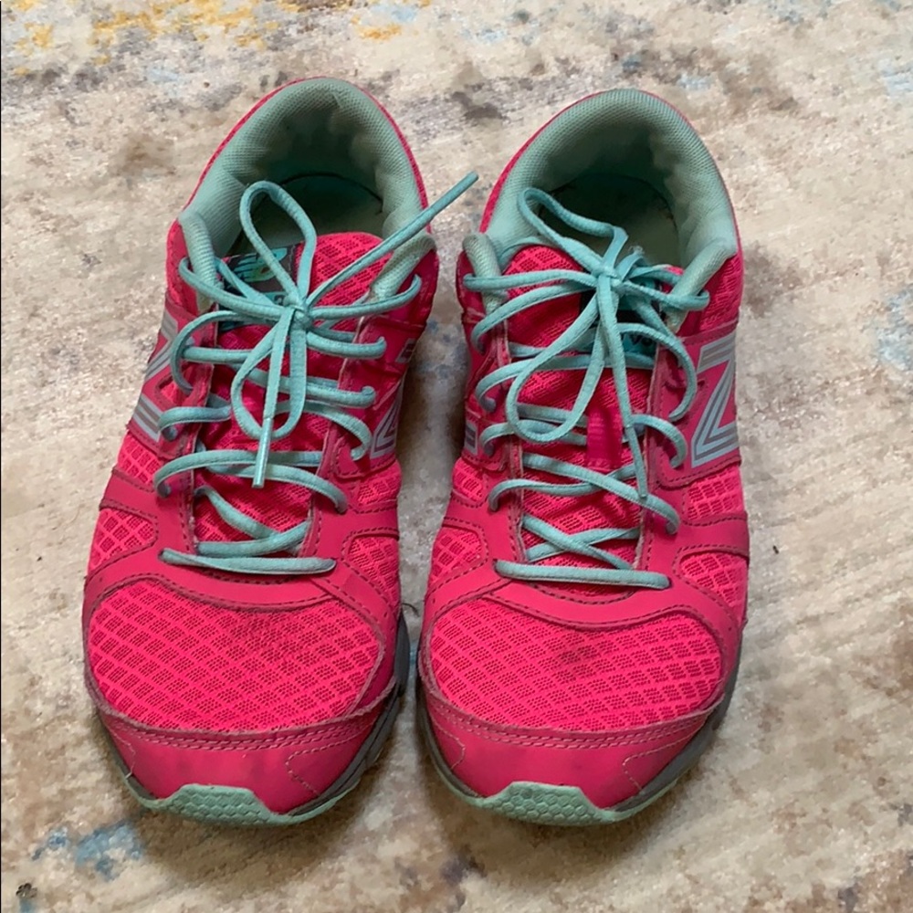 Pink sport shoes